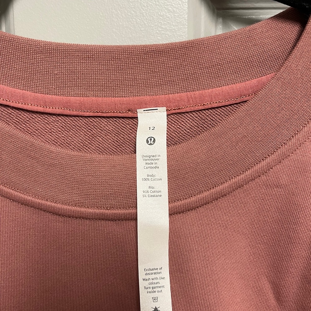 lululemon athletica Pink Sweatshirt - Picture 2 of 3